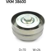 Polea inversión/guía, correa poli V SKF - VKM 38600