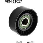 Polea inversión/guía, correa poli V SKF - VKM 61017