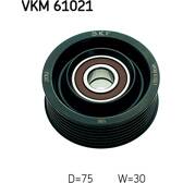 Polea inversión/guía, correa poli V SKF - VKM 61021