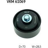 Polea inversión/guía, correa poli V SKF - VKM 61069