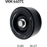 Polea inversión/guía, correa poli V SKF - VKM 64071