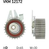 Polea tensora, correa dentada SKF - VKM 12172