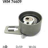 Polea tensora, correa dentada SKF - VKM 74609