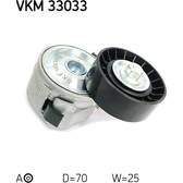 Polea tensora, correa poli V SKF - VKM 33033