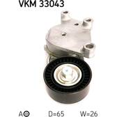 Polea tensora, correa poli V SKF - VKM 33043