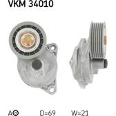Polea tensora, correa poli V SKF - VKM 34010