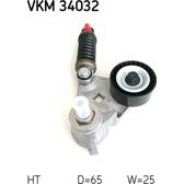 Polea tensora, correa poli V SKF - VKM 34032