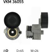 Polea tensora, correa poli V SKF - VKM 36055