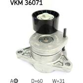 Polea tensora, correa poli V SKF - VKM 36071