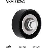 Polea tensora, correa poli V SKF - VKM 38241