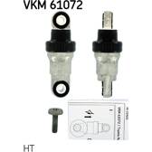 Polea tensora, correa poli V SKF - VKM 61072
