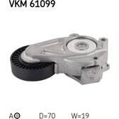 Polea tensora, correa poli V SKF - VKM 61099