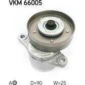 Polea tensora, correa poli V SKF - VKM 66005
