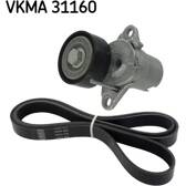 Poly V-riem set SKF - VKMA 31160