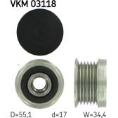 Poulie (alternateur) SKF - VKM 03118