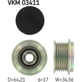 Poulie (alternateur) SKF - VKM 03411
