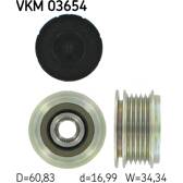 Poulie (alternateur) SKF - VKM 03654
