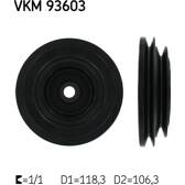 Poulie damper SKF - VKM 93603