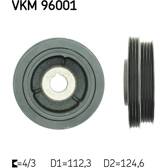 Poulie damper SKF - VKM 96001