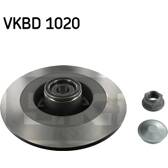 Brake disc (per unit) SKF - VKBD 1020