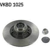Brake disc (per unit) SKF - VKBD 1025