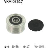 Riemenscheibe, Generator SKF - VKM 03517