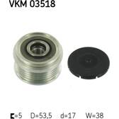 Riemenscheibe, Generator SKF - VKM 03518