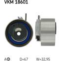 Rolo tensor, correia dentada SKF - VKM 18601