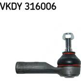 Rótula da barra de direcção SKF - VKDY 316006