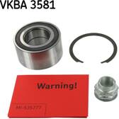 Roulement de roue SKF - VKBA 3581