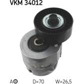 Rullo tenditore, Cinghia Poly-V SKF - VKM 34012