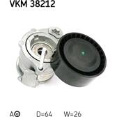 Rullo tenditore, Cinghia Poly-V SKF - VKM 38212
