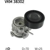 SNR GA350.98 Rullo tenditore cinghia Poly-V : 75mm