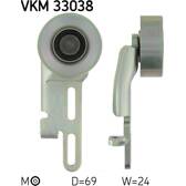 Spannrolle, Keilrippenriemen SKF - VKM 33038