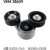Spannrolle, Keilrippenriemen SKF - VKM 38609