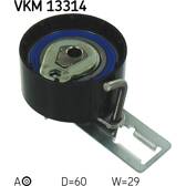 Spanrol, distributieriem SKF - VKM 13314
