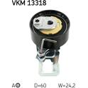 Spanrol, distributieriem SKF - VKM 13318