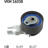 Spanrol, distributieriem SKF - VKM 16038