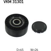 Styrrulle, flerspårsrem SKF - VKM 31301