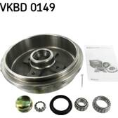 Tamburo freno SKF - VKBD 0149