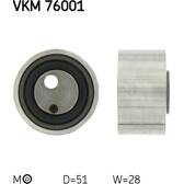 Tensioner Pulley, timing belt SKF - VKM 76001