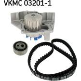 Timing belt kit with water pump SKF - VKMC 03201-1