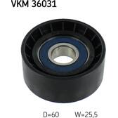 Umlenk-/Führungsrolle, Keilrippenriemen SKF - VKM 36031