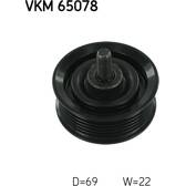 Umlenk-/Führungsrolle, Keilrippenriemen SKF - VKM 65078