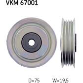 Umlenk-/Führungsrolle, Keilrippenriemen SKF - VKM 67001