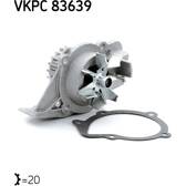 Wasserpumpe, Motorkühlung SKF - VKPC 83639