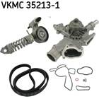 Water Pump + V-Ribbed Belt Kit SKF - VKMC 35213-1