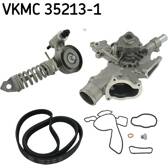 Water Pump + V-Ribbed Belt Set SKF - VKMC 35213-1
