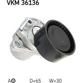 Water Pump + V-Ribbed Belt Set SKF - VKMC 36334