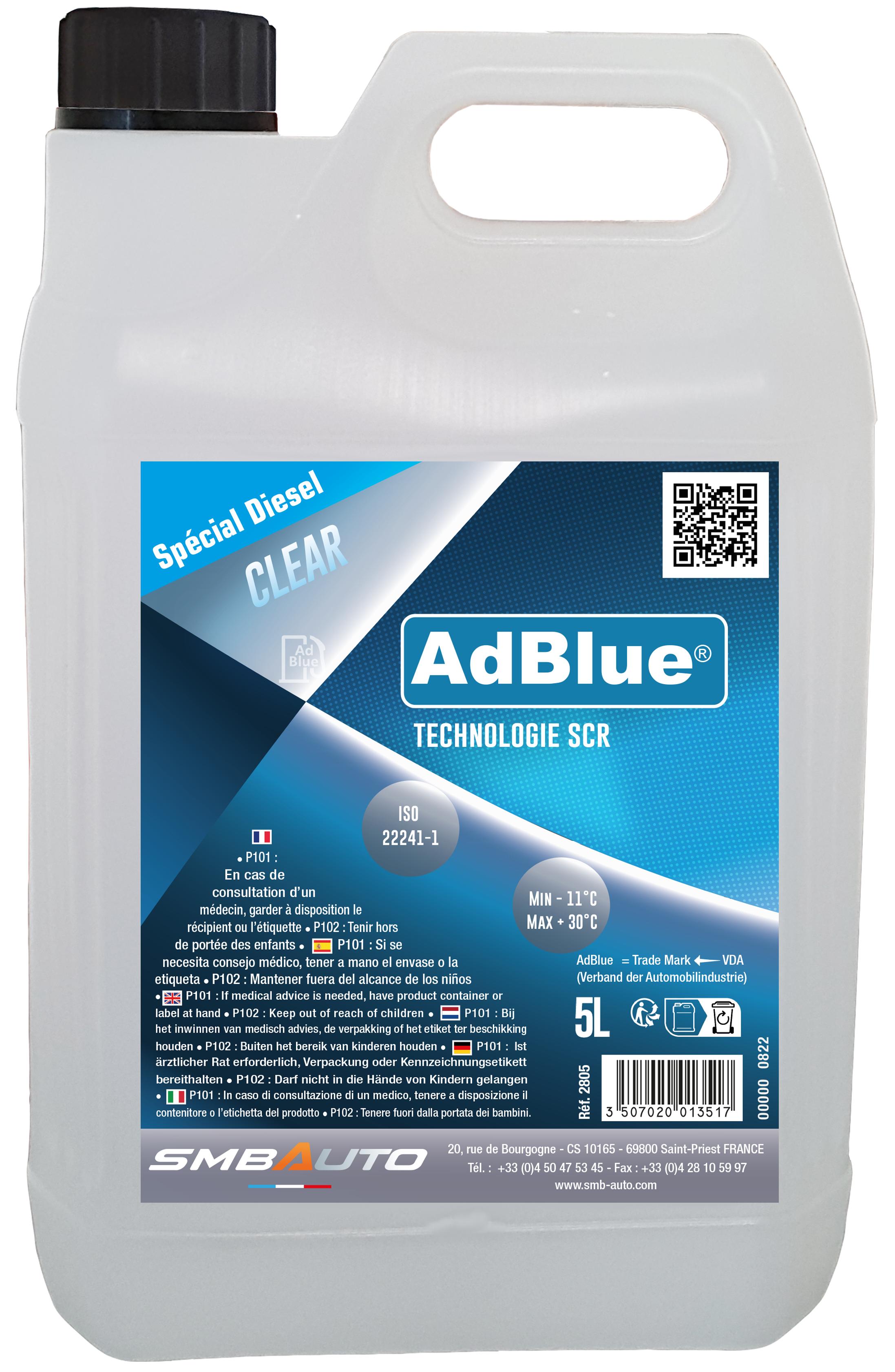 Additive for Adblue® - Anti-Crystallising Agent - 5L